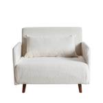 Fauteuil convertible Belushi Beige - Textile - 100 x 81 x 86 cm