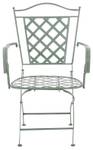 Chaises de jardin Adara Lot de 2 Vert