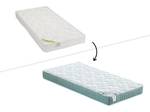 Matelas classique ORTHOLATEX Blanc - Textile - 90 x 17 x 190 cm