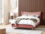 Doppelbett CHALEIX Gold - Pfirsich - Pink - Breite: 148 cm