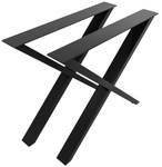 pieds de table Swift Lot de 2 Noir