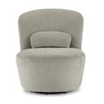 Fauteuil rond pivotant gris beige DAMIEN Gris