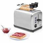 Toaster Grau - Metall - 18 x 19 x 38 cm