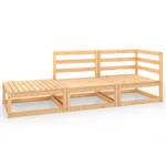 Garten-Lounge-Set (3-teilig) 3009909-1 Braun - Massivholz - Holzart/Dekor - 70 x 30 x 70 cm