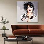 Leinwandbilder Modern Glamour Frau 60 x 60 cm