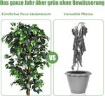 Zimmerpflanze Deko Grün - Kunststoff - 17 x 180 x 17 cm
