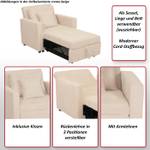 Schlafsessel L90 Beige