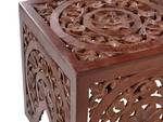 Table d'appoint SHUKUR Marron - Bois manufacturé - 40 x 42 x 40 cm