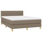 Boxspringbett 3017288-19 Taupe - Tiefe: 193 cm