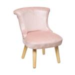 Atmosphera Fauteuil crapaud pour enfant Rose foncé - Matière plastique - 41 x 54 x 41 cm