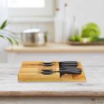 Range couteaux de cuisine, 17 couteaux Marron - Bambou - 43 x 5 x 29 cm
