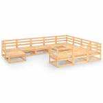 Salon de jardin (lot de 11) 3009728-1 Bois