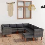 Garten-Sofa-Set (9-teilig) 3009634-20 Grau