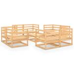 Garten-Lounge-Set Braun - Massivholz - Holzart/Dekor - 70 x 30 x 70 cm