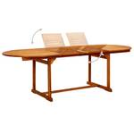 Table de jardin Marron - Bois massif - Bois/Imitation - 240 x 75 x 240 cm