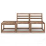 Garten-Lounge-Set Braun - Massivholz - Holzart/Dekor - 60 x 37 x 60 cm