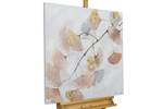 Acrylbild handgemalt Zauber des Herbstes Beige - Braun - Massivholz - Textil - 80 x 80 x 4 cm