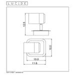 Strahler, Spots & Aufbaustrahler Lennert Schwarz - Metall - 10 x 13 x 10 cm