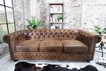 3er Sofa braun antik 205cm