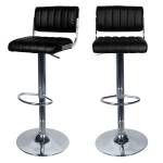 Tabouret de bar Houston (Lot de 2) Noir