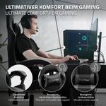 Gaming Stuhl mit Massagefunktion Schwarz - Grau