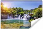 Fototapete WASSERFALL Landschaft 3D 135 x 90 x 90 cm