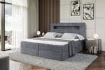 Boxspringbett  - ORGOL 2 Steingrau - Breite: 160 cm - H3