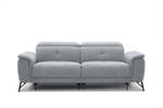 Sofa Avena (3-Sitzer mit 2 Relax) Silber / Grau - Silbergrau