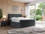 Boxspringbett KING DOREN Breite: 140 cm - H4 - Textil