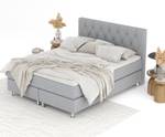 Boxspringbett Excelsior Grau - Breite: 140 cm