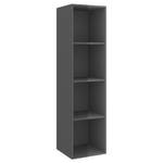 TV-Schrank 3er Set D541 Hochglanz Anthrazit