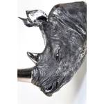 Tête Rhino Antique Gris - Matière plastique - Pierre - 19 x 53 x 44 cm