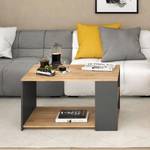 Table basse Dario anthracite/chêne Marron - Gris - Bois manufacturé - 90 x 48 x 59 cm