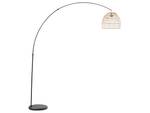 Grande lampe GUAVIARE Beige - Noir - Bleu - Rotin - 33 x 195 x 130 cm