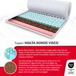 TOPPER Malta Kokos Visco 7 Breite: 80 cm