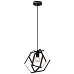 Lampe à suspension HELIN Noir - Métal - 35 x 120 x 35 cm