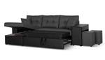 Ecksofa CALIFORNIA Glas Grau