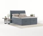 Boxspringbett Mensa Blau - Breite: 200 cm