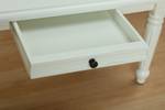 Table basse Amaretta Blanc - Bois massif - 100 x 45 x 100 cm