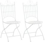 Chaises de jardin Sadao Lot de 2 Blanc