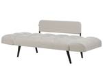 2-Sitzer Sofa BREKKE Beige - Schwarz - Creme