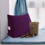 Großes ergonomisches Keilkissen Kord Violett - 45 x 35 cm