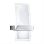 Integrated Applique Murale LED Gris - Verre - 15 x 30 x 12 cm