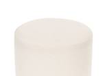 Pouf MOAB Blanc - Fibres naturelles - 39 x 41 x 39 cm