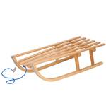 Holzschlitten mit Zugseil 89cmBuchenholz Braun - Massivholz - 35 x 22 x 89 cm