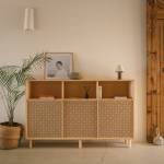 Sideboard Mundina Massivholz - Holzart/Dekor - 180 x 113 x 35 cm