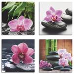 Leinwandbilder Set Zen Orchideen