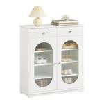 Meuble d'Entrée FSB68-W Blanc - Bois manufacturé - 80 x 90 x 35 cm