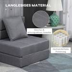 Einzel Schlafsofa 839-027V01CG Glas Grau