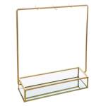 Glass Office Box mit Halskette Aufhänger Gold - Metall - 7 x 26 x 20 cm